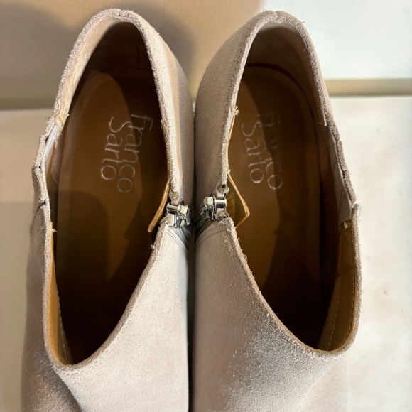 FRANCO SARTO Sz 9 Takoma Booties Low Top Pointy Toes Western Styling Boots - Picture 3 of 11